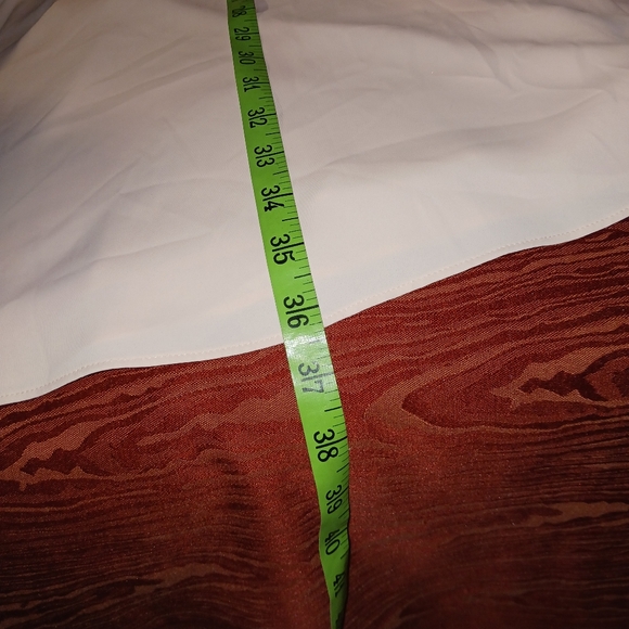 LAUREN RALPH LAUREN Light Pink Short Sleeve Button Up V-Neck Dress CAREER Sz 4 - Picture 11 of 12